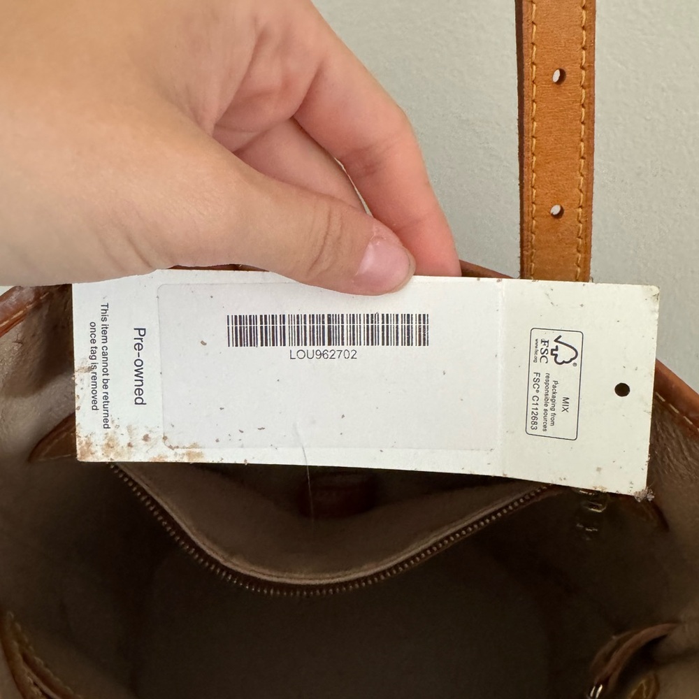 Louis Vuitton Brown Monogram Bucket Bag - Picture 6 of 7